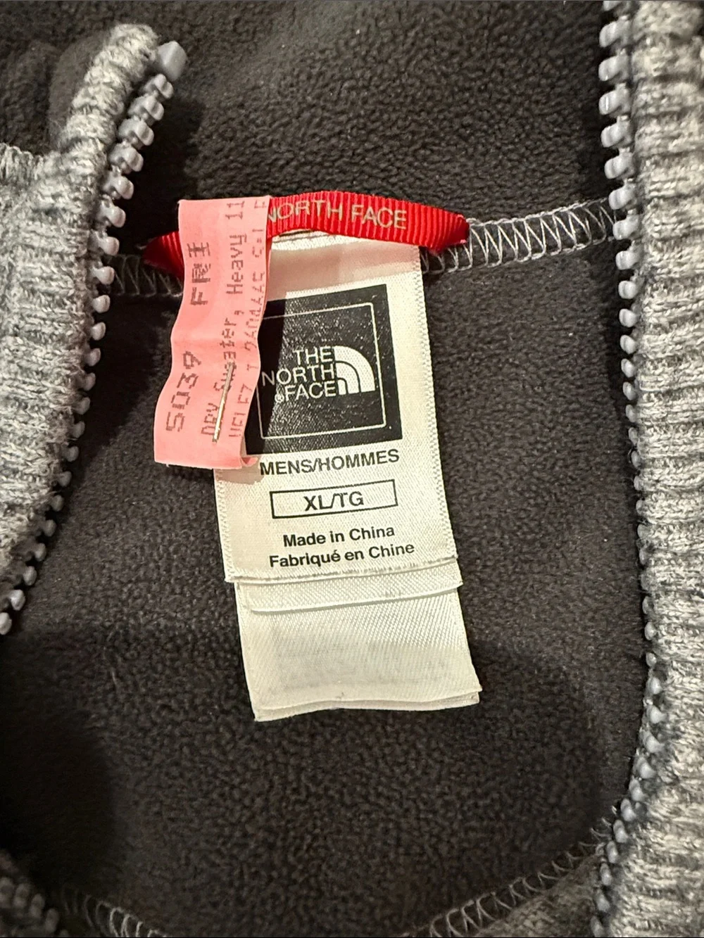 Men's Gray Quarter-Zip Sweater Pullover